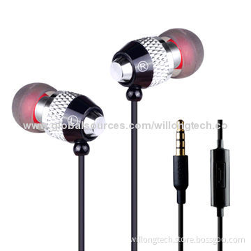 Metal Earphones for Samsung Galaxy/Note with Digital Stereo Sound
